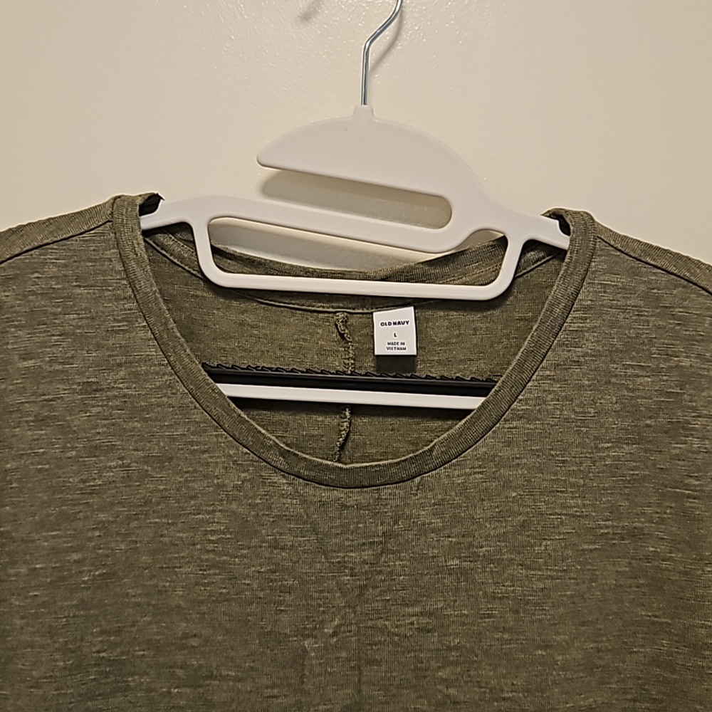 Heather Green Crew Neck T-shirt Midi - Picture 4 of 6
